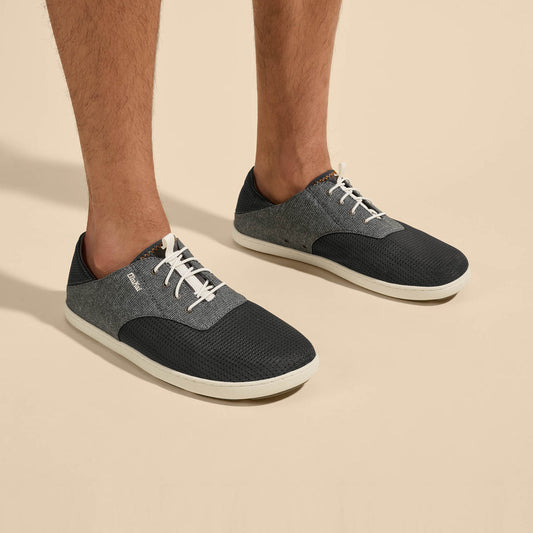 OluKai Men | Nohea Moku Men's Boat Shoes - Dark Shadow