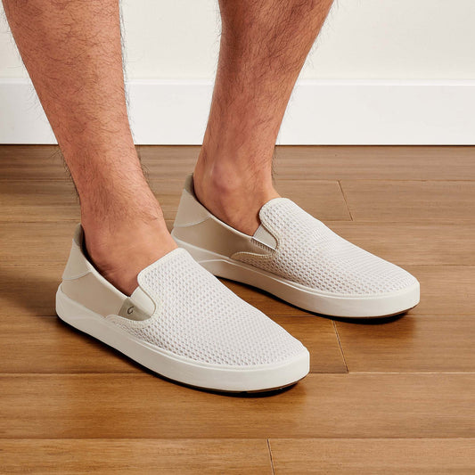 OluKai Men | OluKai Lae‘ahi - Bone | Men's Slip-on Sneakers
