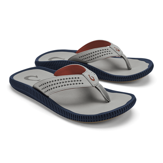 OluKai Men | Ulele Men's Beach Sandals - Ash
