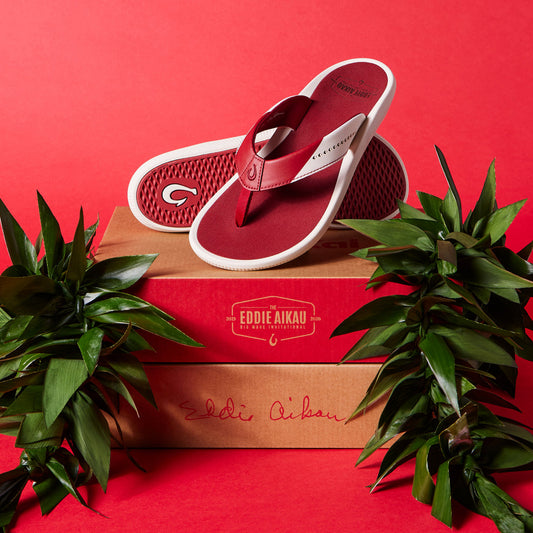 OluKai Women | Ulele - Off White / Deep Red