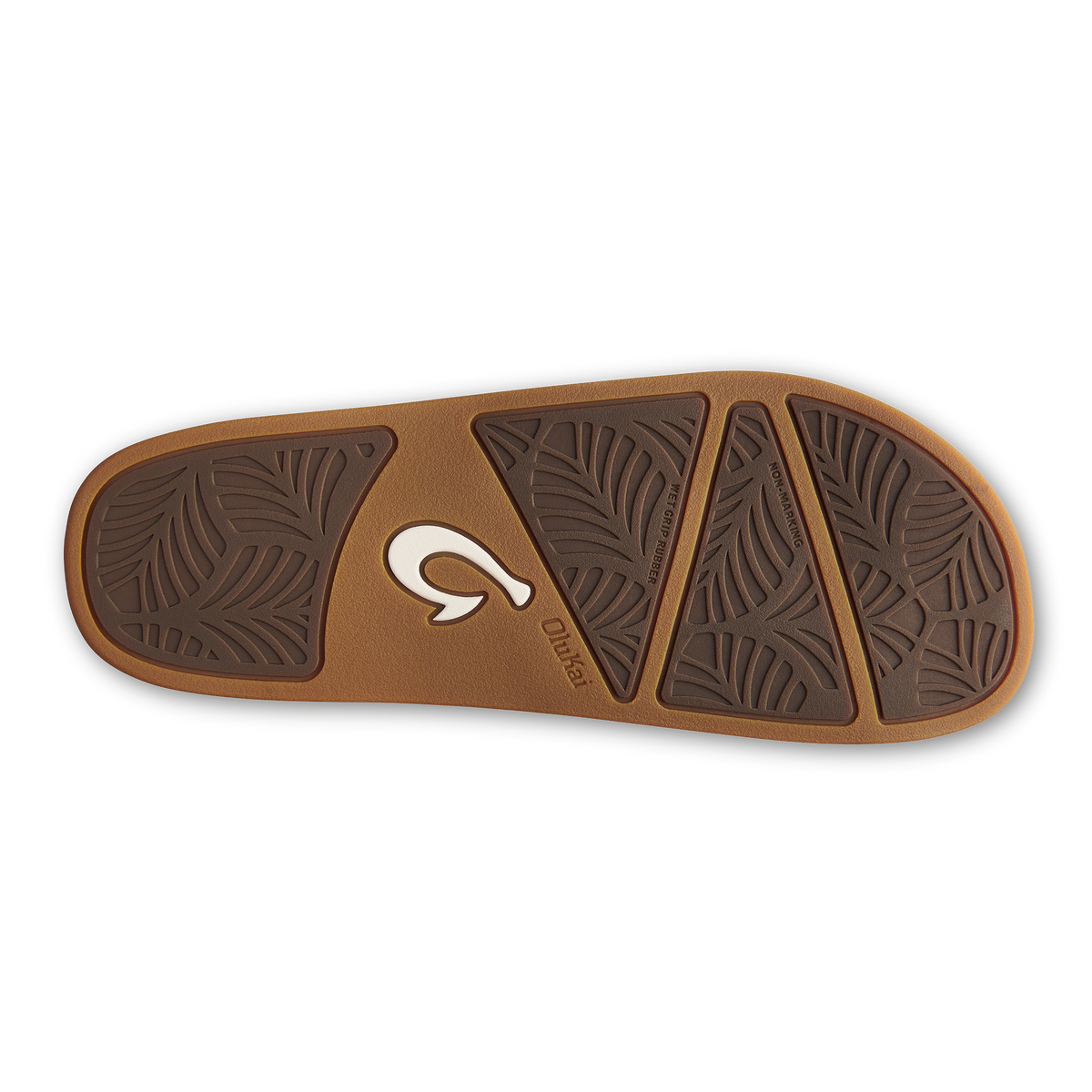 OluKai Women | Kāmola Women’s Leather Slide Sandals - Tan