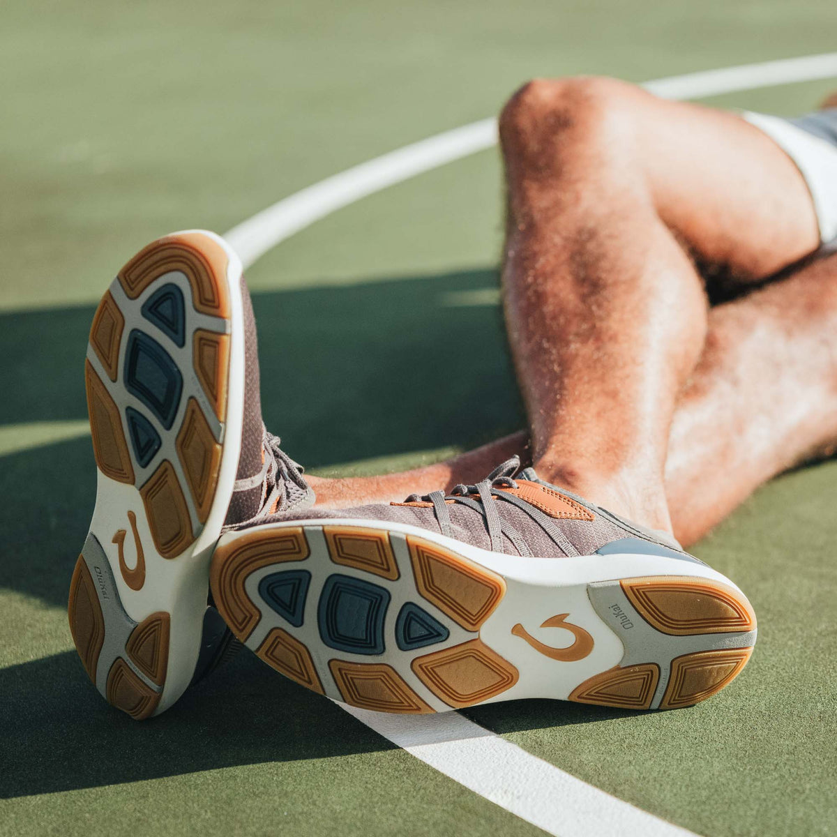 OluKai Men | Mio Lī Men's Athletic Shoes - Pavement / Vintage Indigo