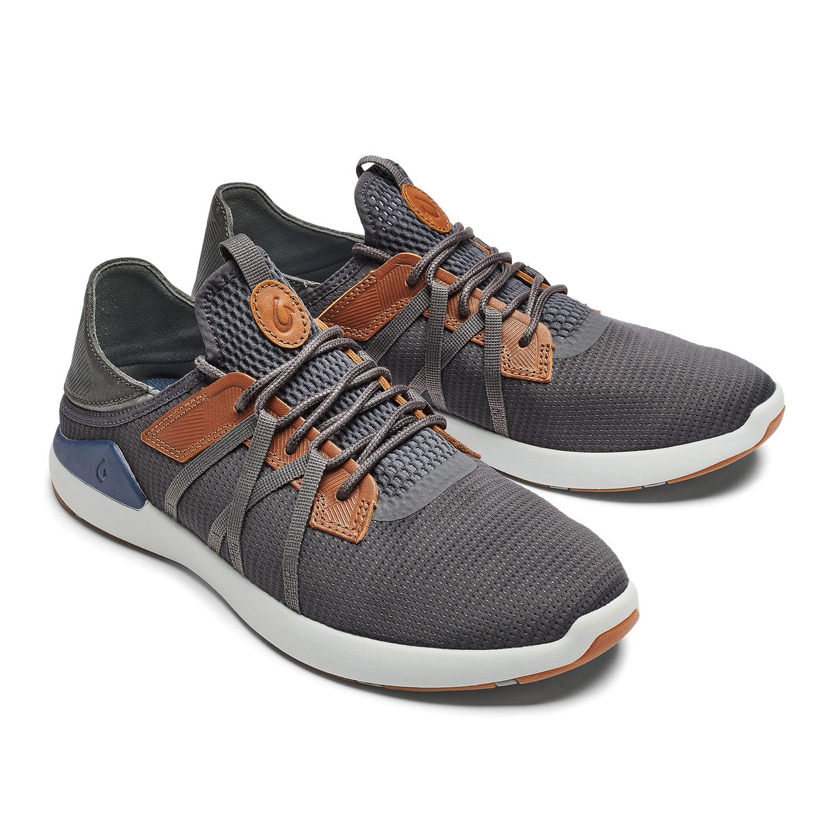 OluKai Men | Mio Lī Men's Athletic Shoes - Pavement / Vintage Indigo
