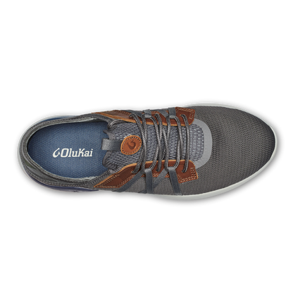 OluKai Men | Mio Lī Men's Athletic Shoes - Pavement / Vintage Indigo