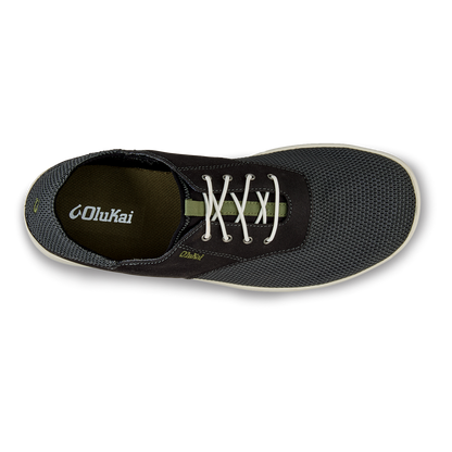 OluKai Men | Nohea Moku Men's Boat Shoes - Black