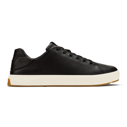 OluKai Men | Lae‘ahi Lī ‘Ili Men's Leather Sneakers - Onyx