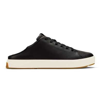 OluKai Men | Lae‘ahi Lī ‘Ili Men's Leather Sneakers - Onyx