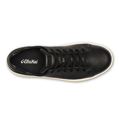 OluKai Men | Lae‘ahi Lī ‘Ili Men's Leather Sneakers - Onyx