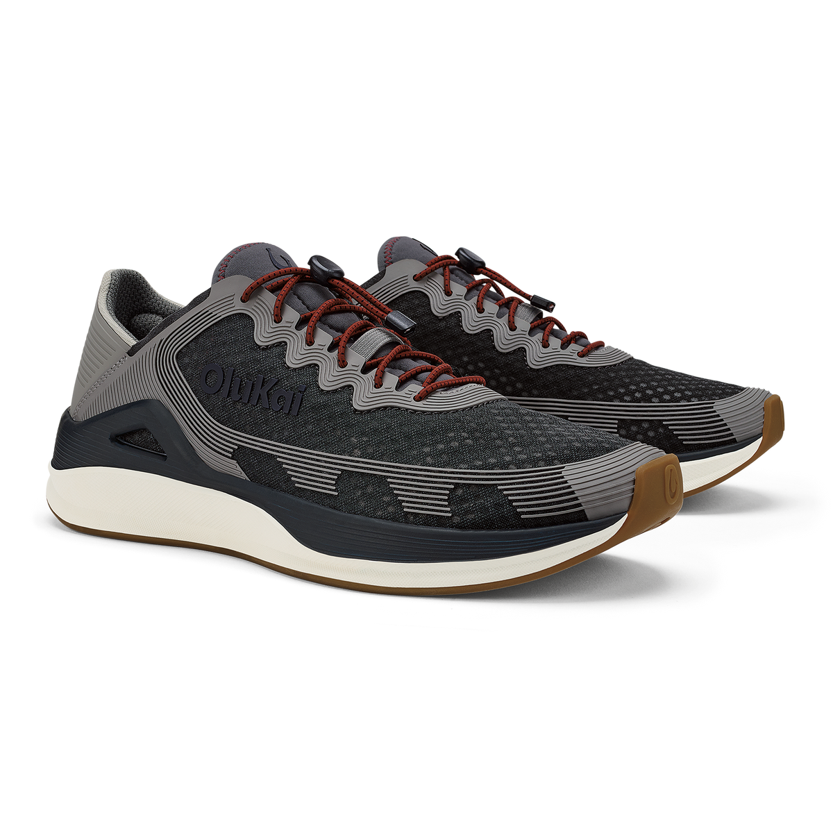 OluKai Men | ‘Ahi Men’s Water Boat Shoes - Rock / Ash