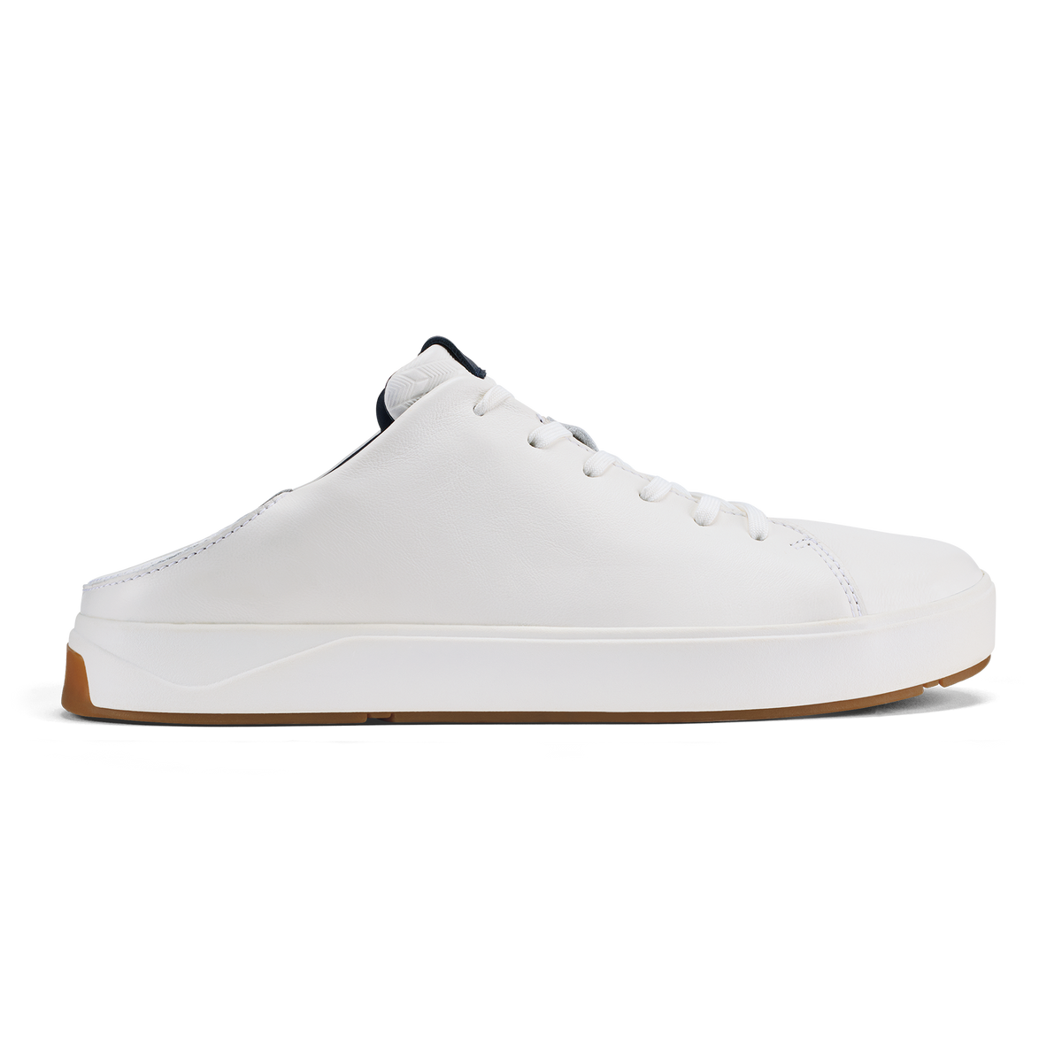 OluKai Men | Lae‘ahi Lī ‘Ili Men's Sneakers - Bright White / Trench Blue