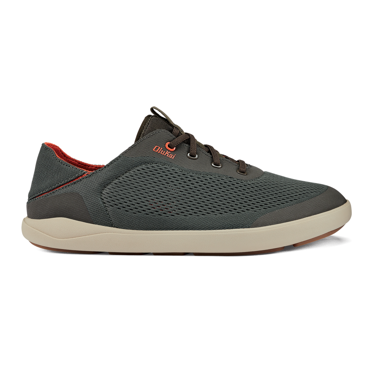 OluKai Men | Moku Pae Men's Boat Shoes - Island Salt / Koi