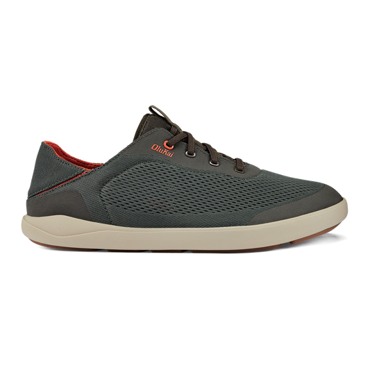 OluKai Men | Moku Pae Men's Boat Shoes - Island Salt / Koi