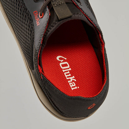 OluKai Men | Moku Pae Men's Boat Shoes - Island Salt / Koi