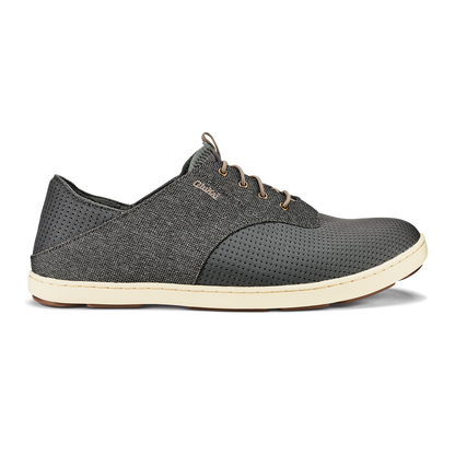OluKai Men | Nohea Moku Men's Boat Shoes - Charcoal / Clay