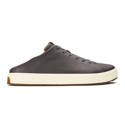 OluKai Men | Lae‘ahi Lī ‘Ili Men's Leather Sneakers - Stone