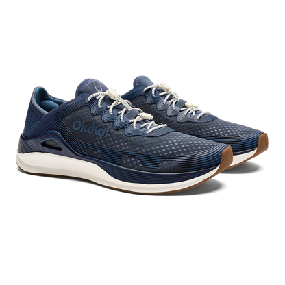 OluKai Men | ‘Ahi Men’s Water Boat Shoes - Mood Indigo / Coastal Blue