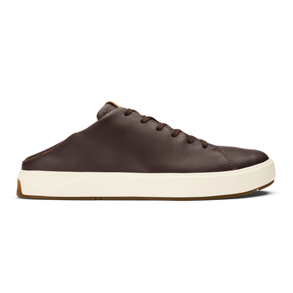 OluKai Men | Lae‘ahi Lī ‘Ili Men's Leather Sneakers - Dark Java