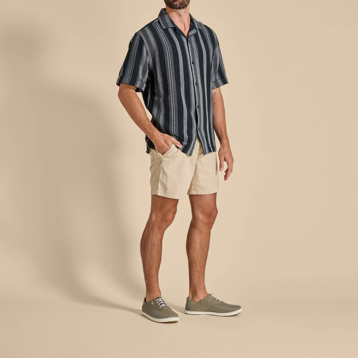 OluKai Men | Nohea Moku Men's Boat Shoes - Tapa