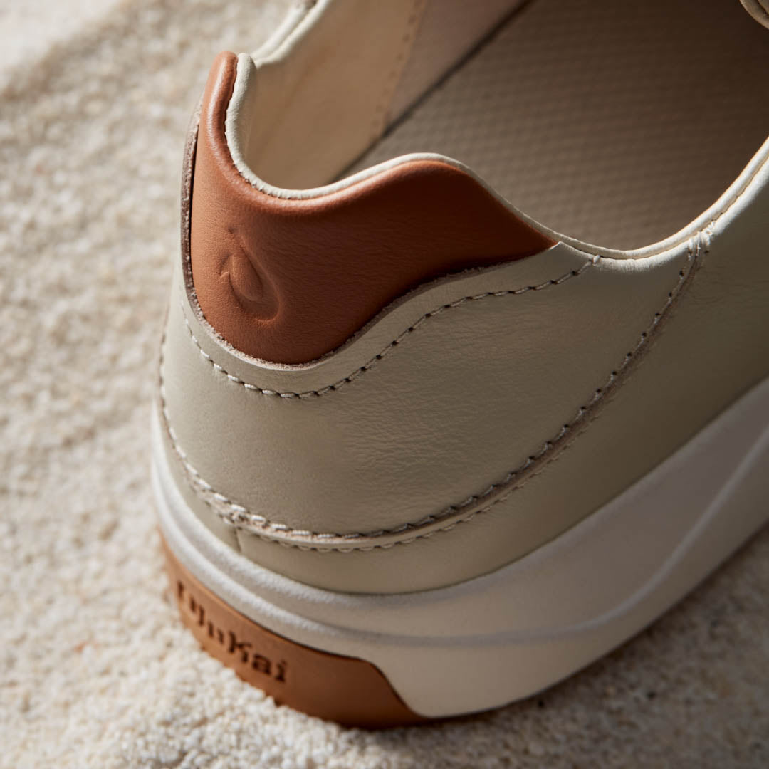 OluKai Men | Lae‘ahi Lī ‘Ili Men's Leather Sneakers - Tapa