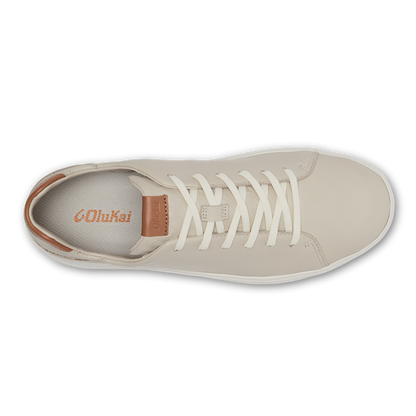 OluKai Men | Lae‘ahi Lī ‘Ili Men's Leather Sneakers - Tapa