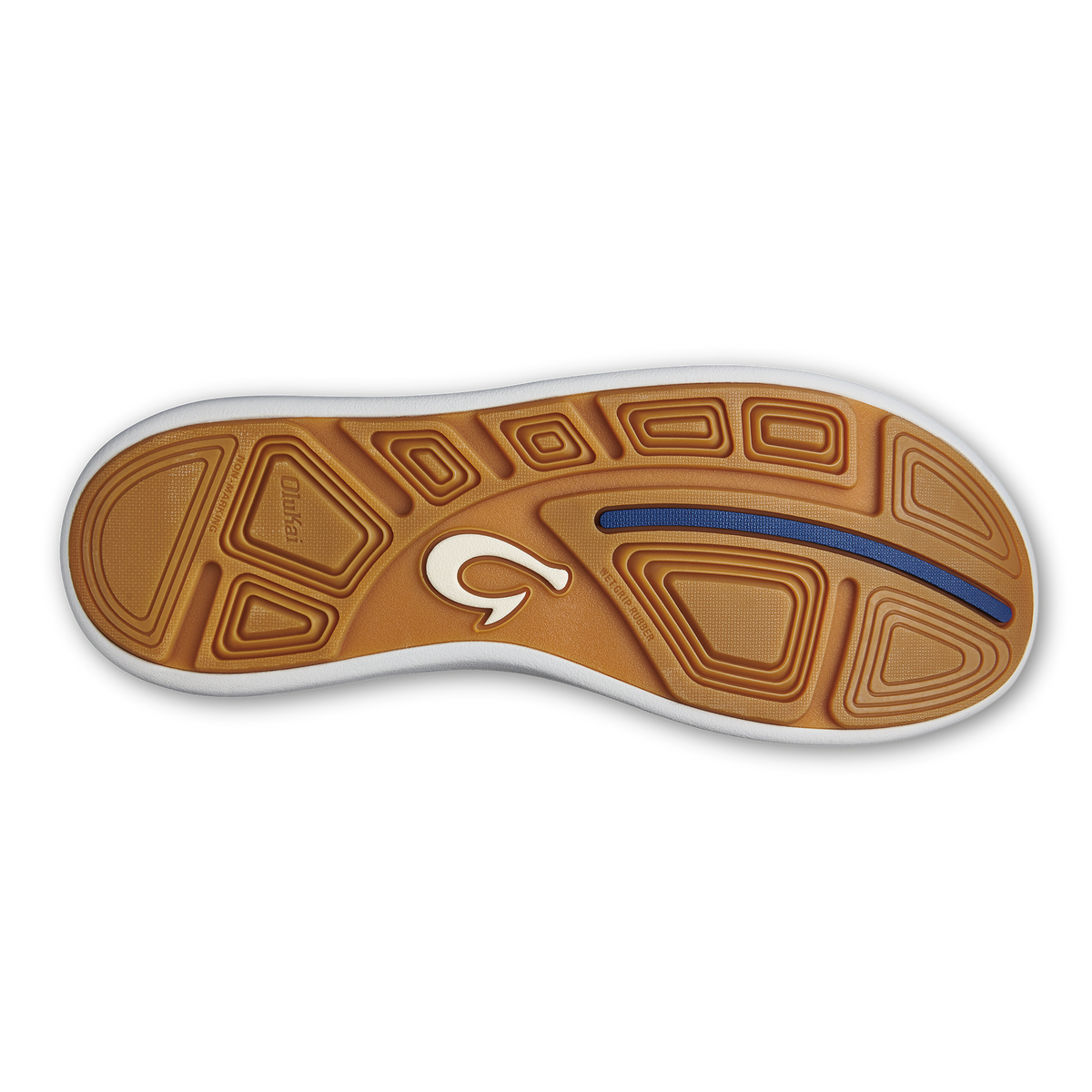 OluKai Men | Moku Pae Men's Boat Shoes - Pavement / Vintage Blue