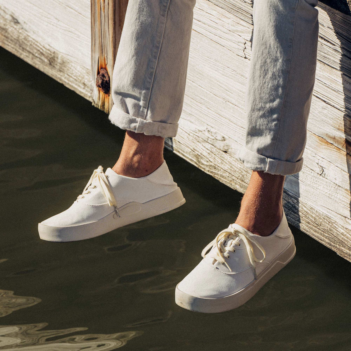 OluKai Men | Tradewind Men’s Breathable Sneakers - Off White