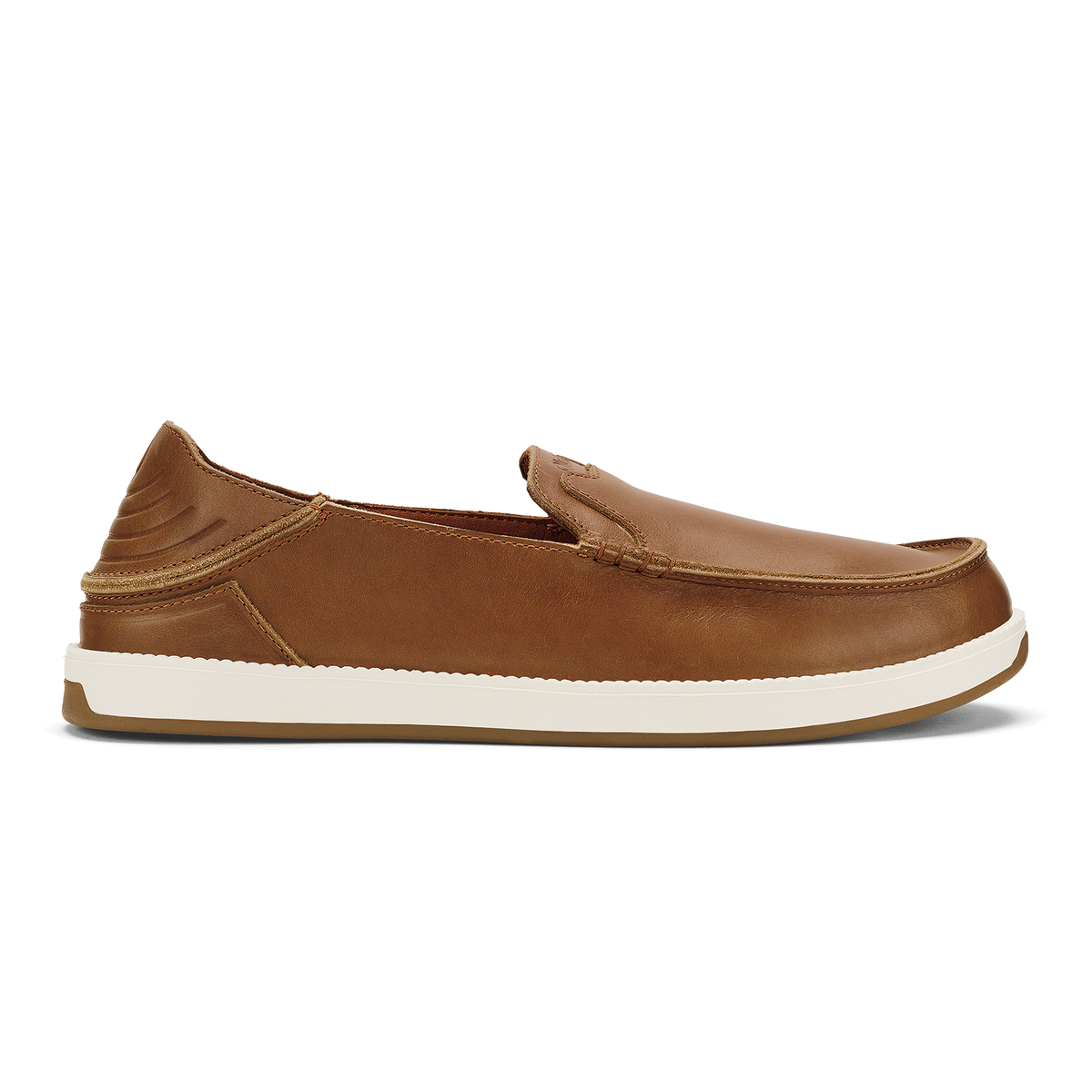 OluKai Men | Kākaha Nia Men‘s Leather Slip-On Shoes - Fox