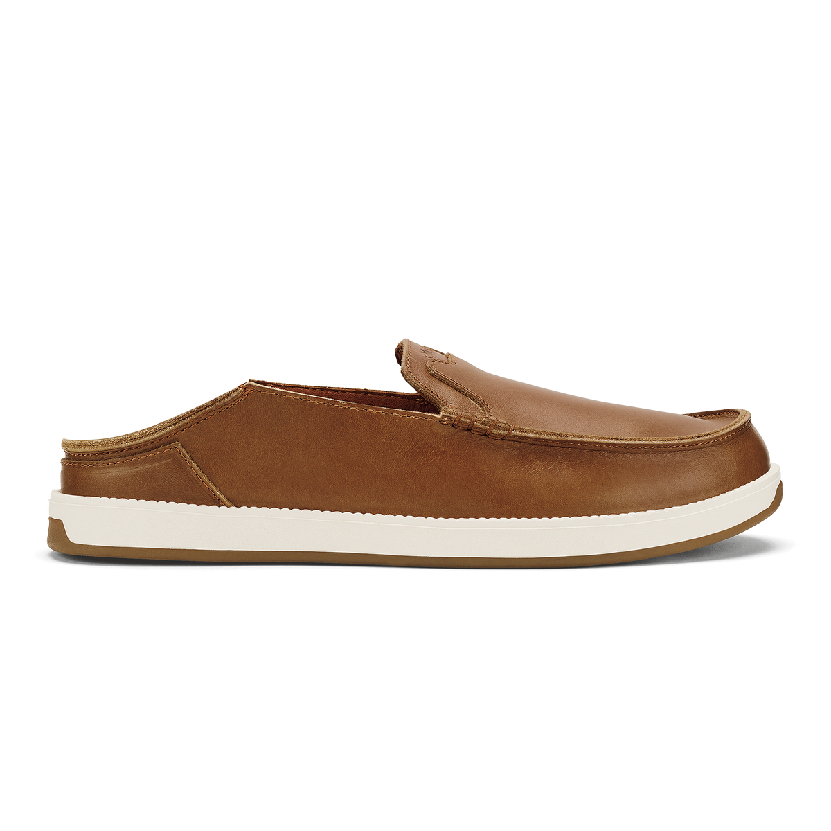 OluKai Men | Kākaha Nia Men‘s Leather Slip-On Shoes - Fox