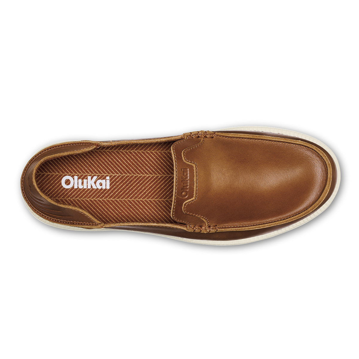 OluKai Men | Kākaha Nia Men‘s Leather Slip-On Shoes - Fox