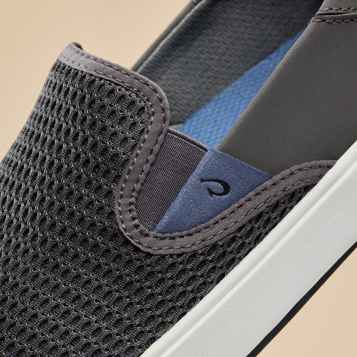 OluKai Men | Lae‘ahi Men's Slip-On Sneakers - Pavement