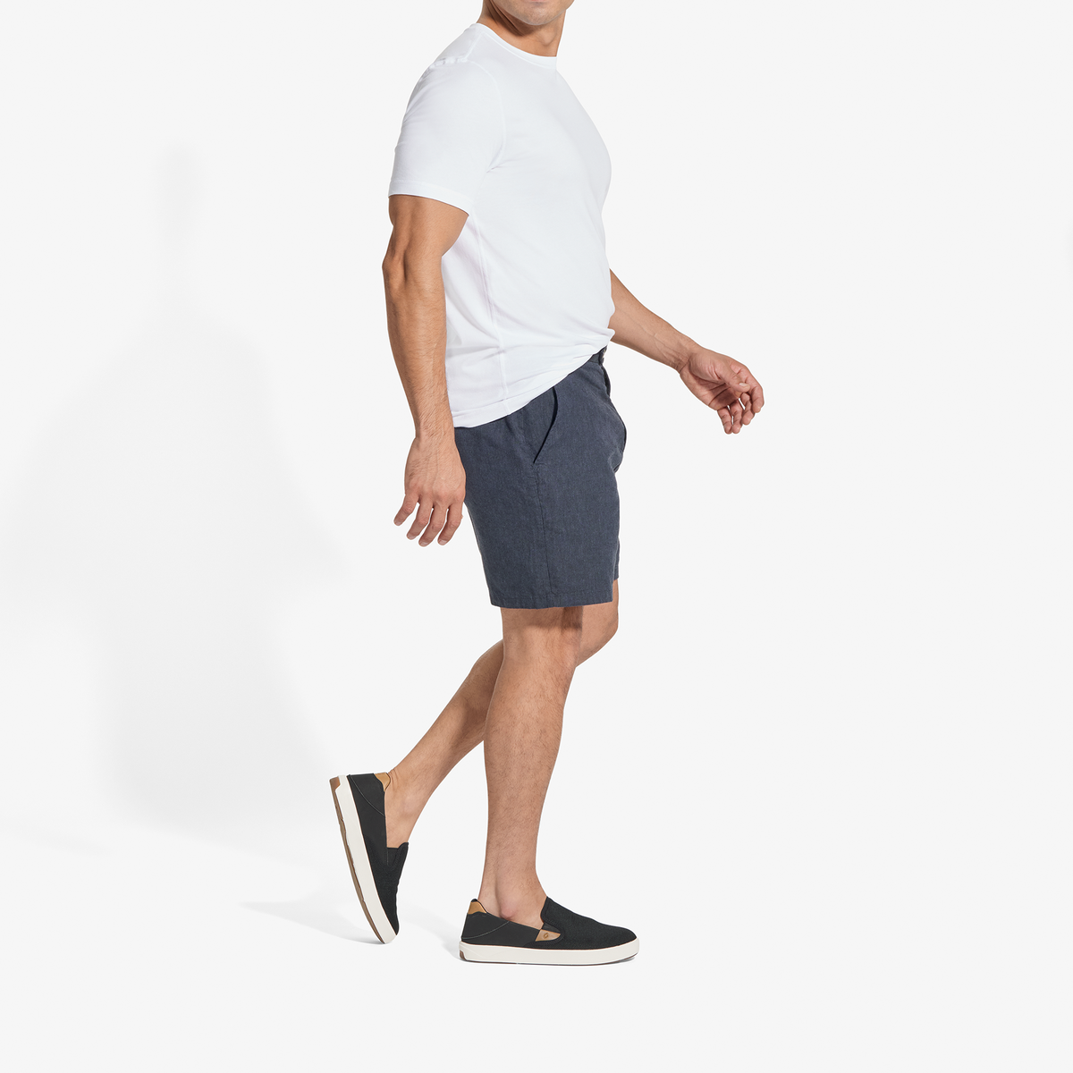 OluKai Men|New Arrivals | Lae'ahi Nui - Black / Tan