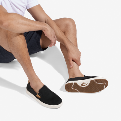 OluKai Men|New Arrivals | Lae'ahi Nui - Black / Tan