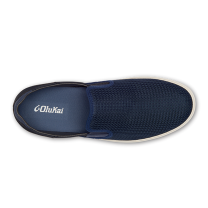 OluKai Men | Lae‘ahi Men's Slip-On Sneakers - Blue Depth