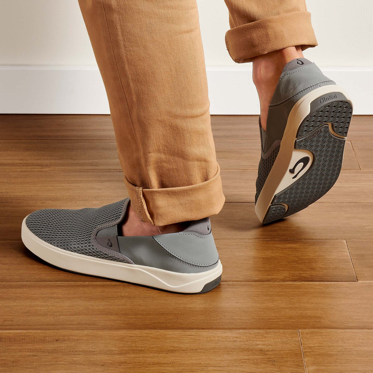 OluKai Men | Lae‘ahi Men's Slip-On Sneakers - Poi