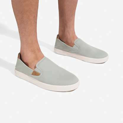OluKai Men|New Arrivals | Lae'ahi Nui - Cloud Grey / Tan