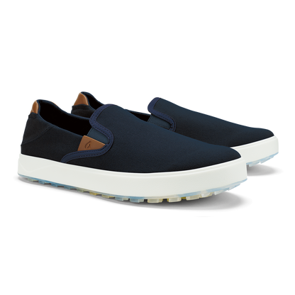 OluKai Men | Wai‘alae Slip On Men’s Golf Shoes - Trench Blue