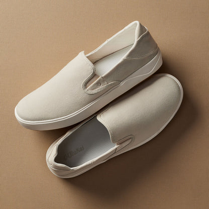 OluKai Men | Lae‘ahi Men's Slip-On Sneakers - Tapa / Canvas