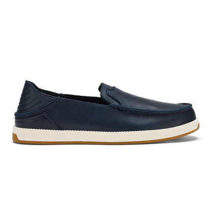 OluKai Men | Kākaha Nia Men‘s Suede Slip-On Shoes - Mood Indigo