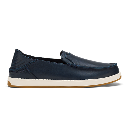 OluKai Men | Kākaha Nia Men‘s Suede Slip-On Shoes - Mood Indigo