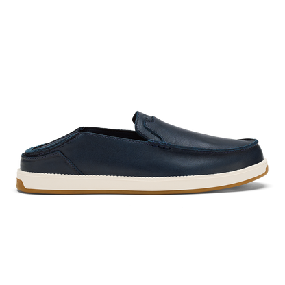 OluKai Men | Kākaha Nia Men‘s Suede Slip-On Shoes - Mood Indigo