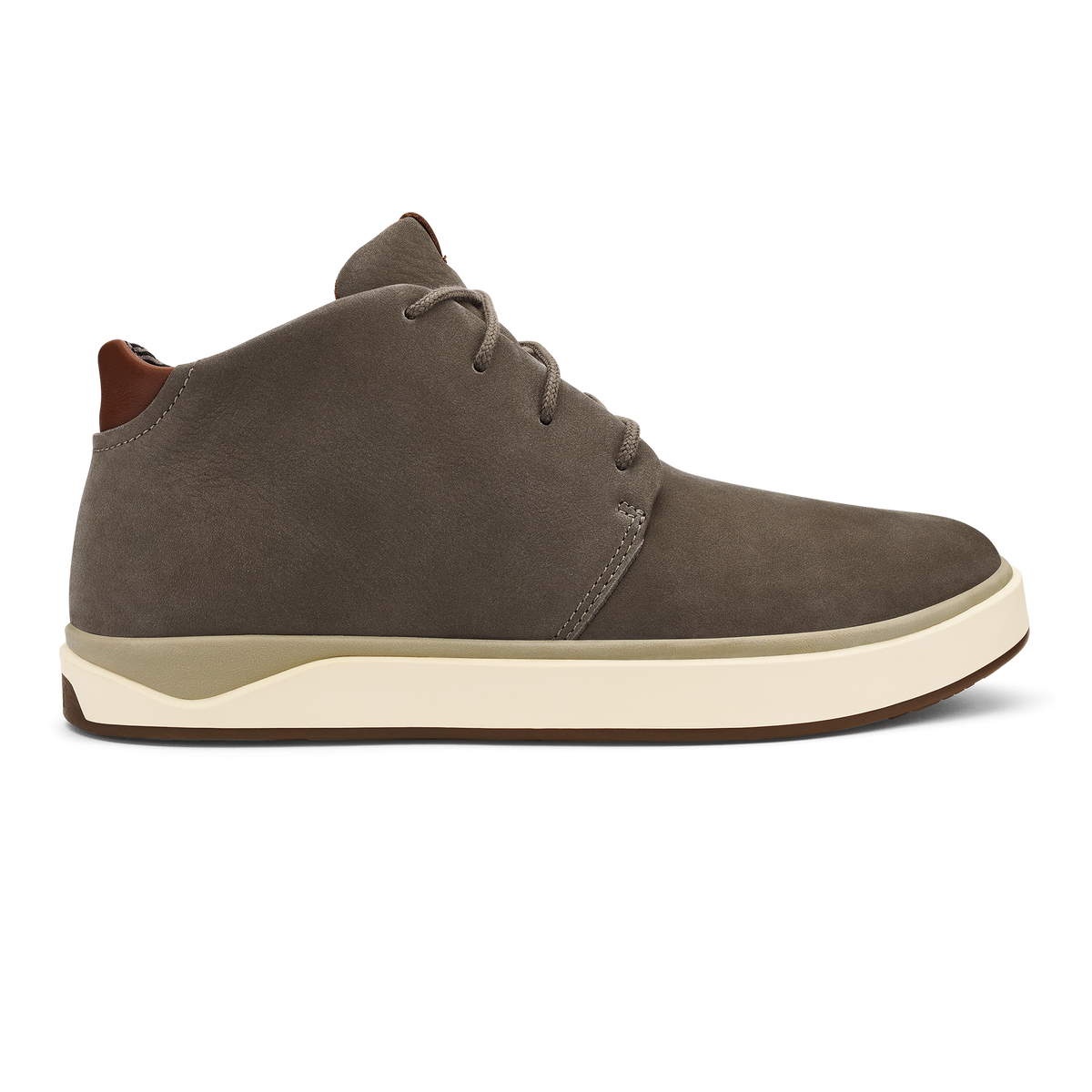 OluKai Men | Papakū 'Ili Men’s Waterproof Leather Boots- Mustang