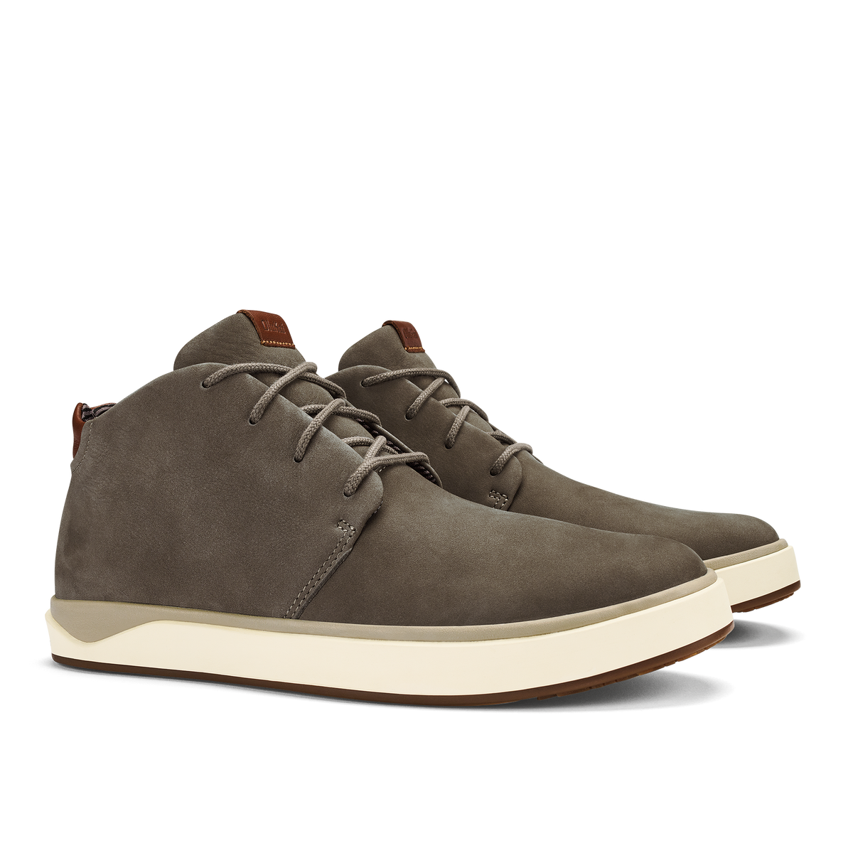 OluKai Men | Papakū 'Ili Men’s Waterproof Leather Boots- Mustang