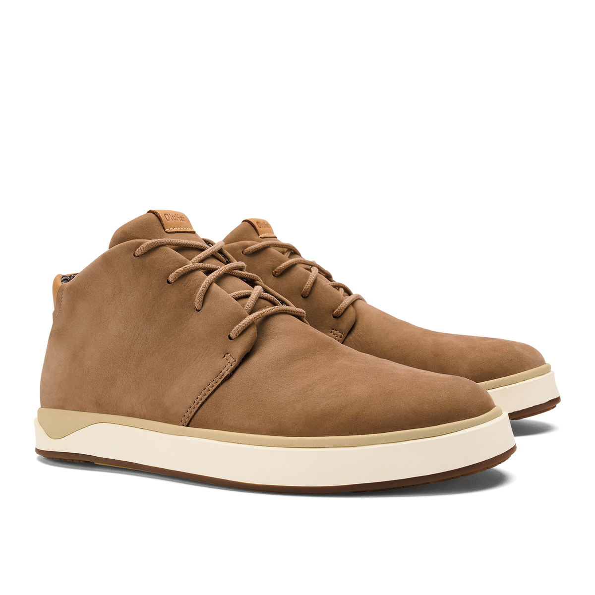 OluKai Men | Papakū 'Ili Men’s Waterproof Leather Boots- Tan