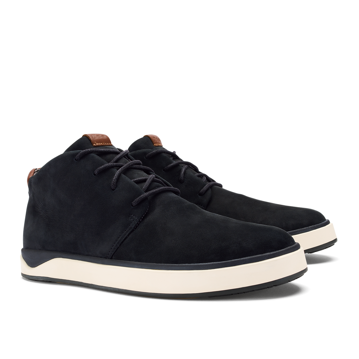 OluKai Men | Papakū 'Ili Men’s Waterproof Leather Boots- Black