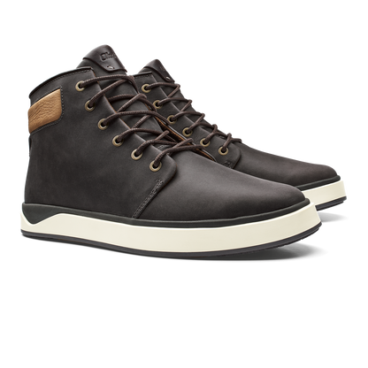 OluKai Men | Kekaha Men’s Chukka Boots - Pavement / Off White