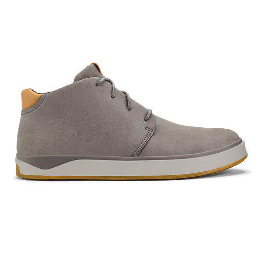 OluKai Men | Papakū 'Ili Men’s Waterproof Leather Boots- Graphite