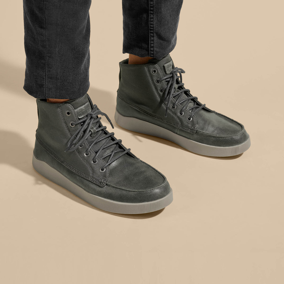 OluKai Men | Mōlina Men’s Waterproof Leather Boots - Black