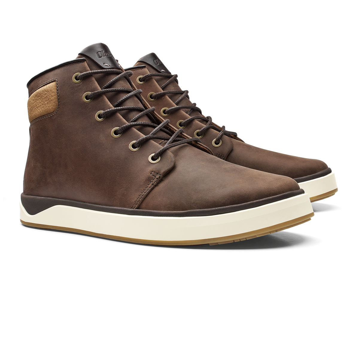 OluKai Men | Kekaha Men’s Chukka Boots - Toffee / Off White