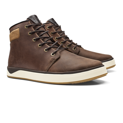OluKai Men | Kekaha Men’s Chukka Boots - Toffee / Off White