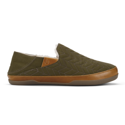 OluKai Men | Hanohano Men’s Waxed Canvas Slippers - Husk